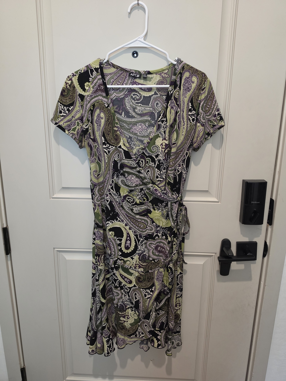 Apt.‎ 9 Green Paisley Wrap Dress